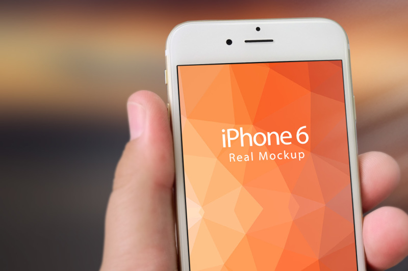 Mockup Iphone 6 Real Photo Mockup 4 for Photoshop By caiocall | TheHungryJPEG.com