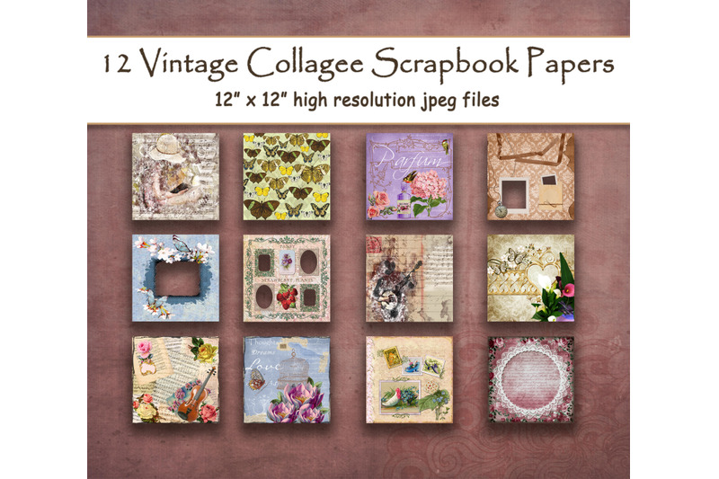 vintage-collage-digital-paper-layouts-12-quot-x-12-quot-scrapbook-paper-pages