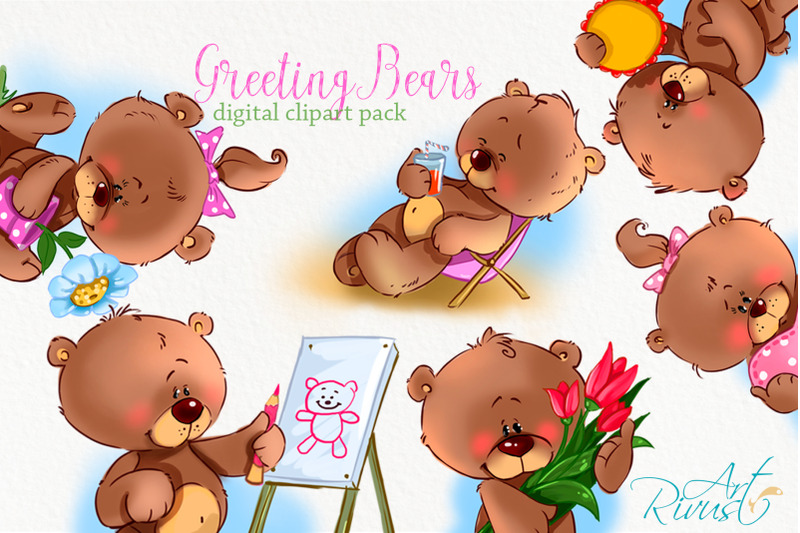 cute-little-teddy-bears-clipart-baby-animals-clip-art-greeting-card-m