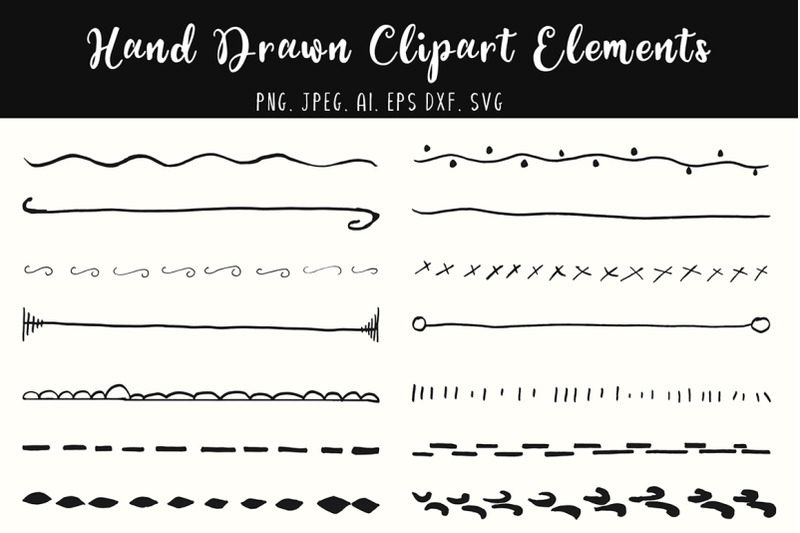 hand-drawn-clipart-elements