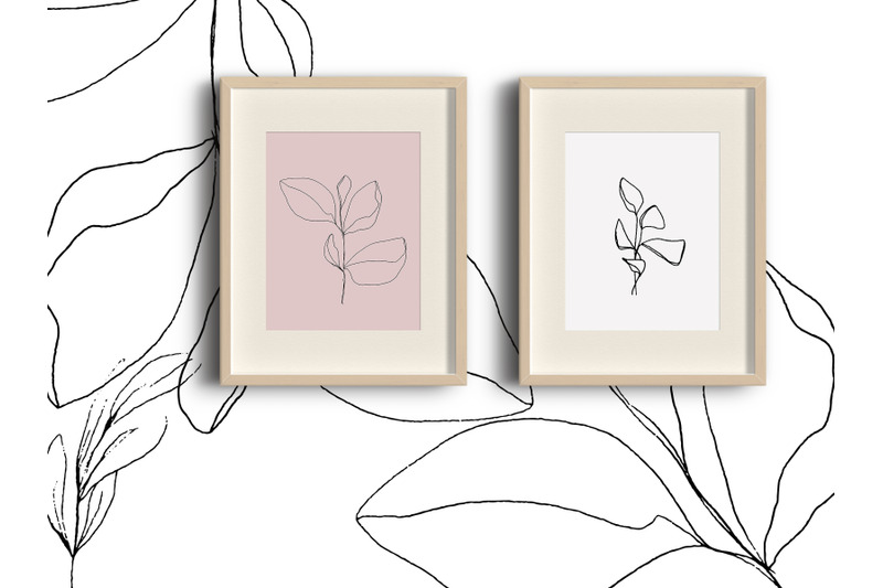 floral-pencil-drawing-one-line-art-elements-vector
