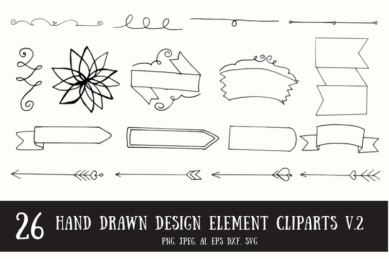 20-handmade-design-element-cliparts-ver-2