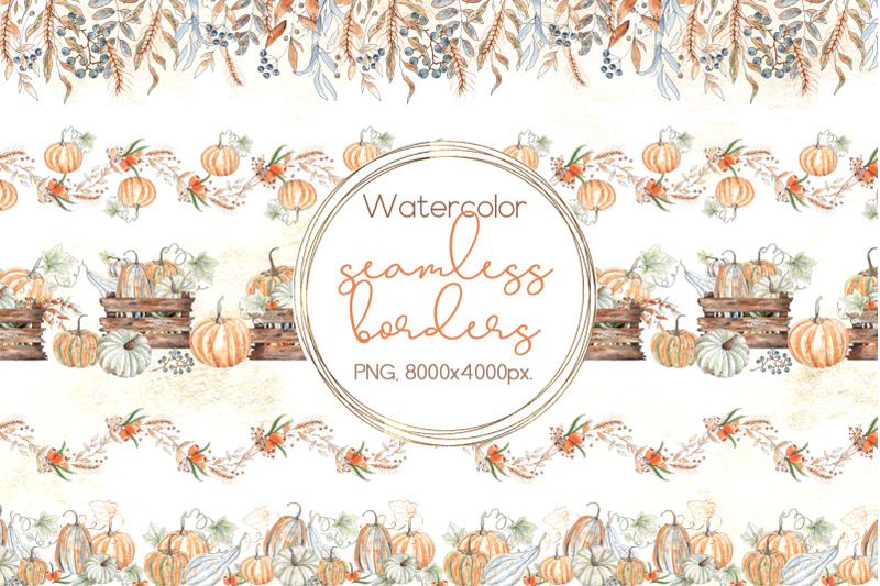 pumpkins-watercolor-collection