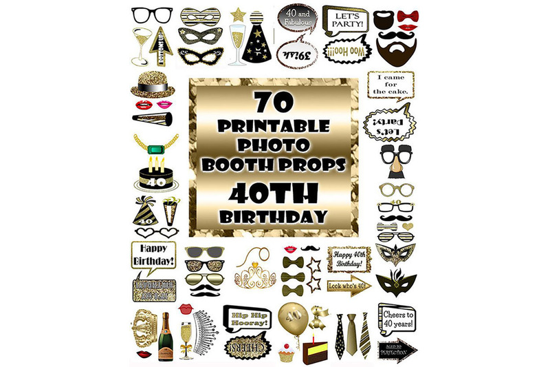 40th-birthday-photo-booth-props-black-and-gold-over-60-adult-classy-gl