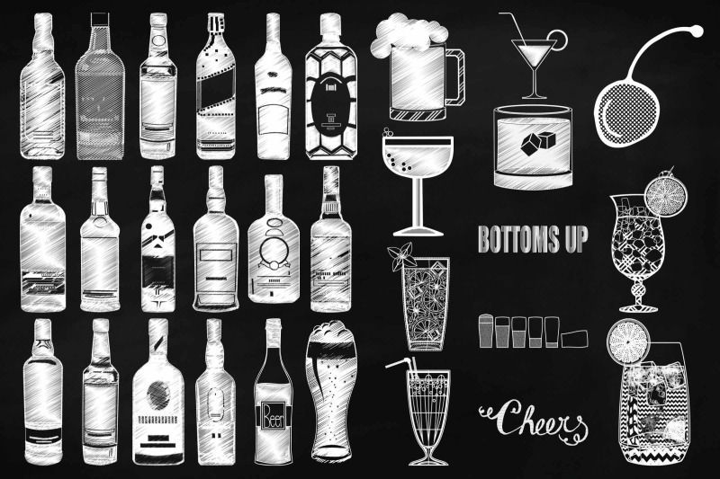 chalk-cocktails-clip-art