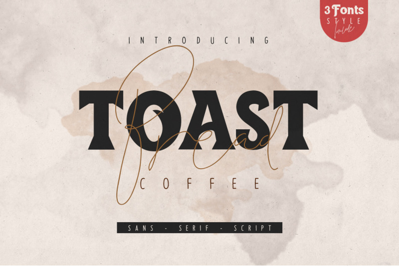 toast-bread-coffee-typeface