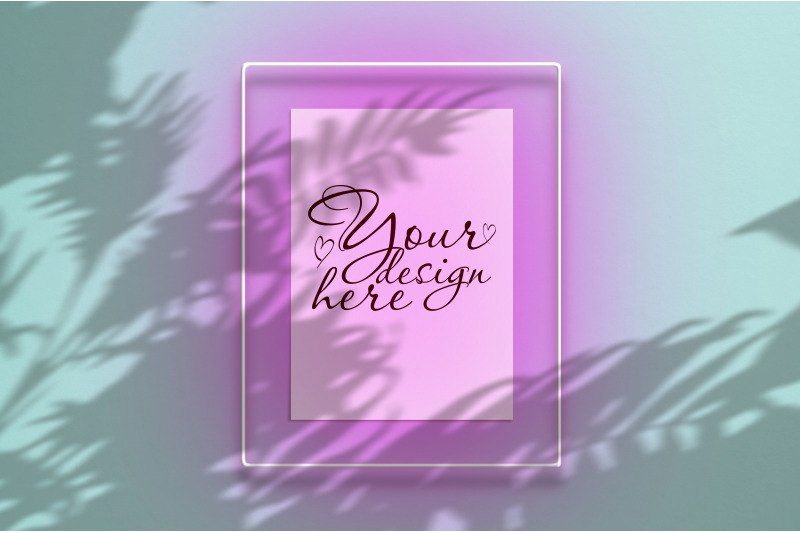 mockup-poster-in-a-neon-frame-with-a-pink-glow