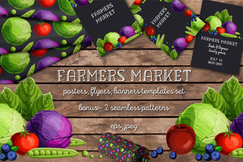 farmers-market-templates-set
