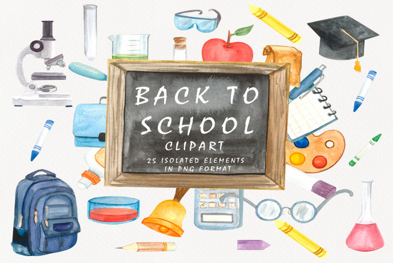 back-to-school-watercolor-school-clipart