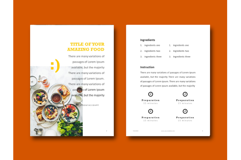recipes-ebook-powerpoint-template