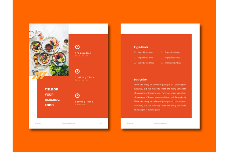 recipes-ebook-powerpoint-template