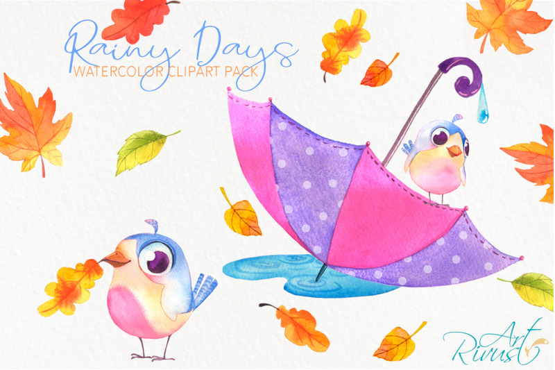 cute-watercolor-fall-umbrella-clipart-birds-leaves-boots