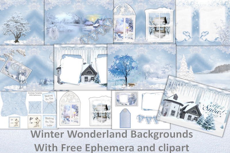 winter-wonderland-scrapbooking-kit-with-free-clipart-and-ephemera