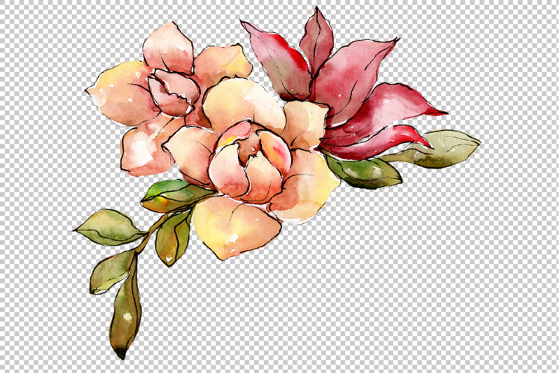 bouquet-of-flowers-hugs-watercolor-png