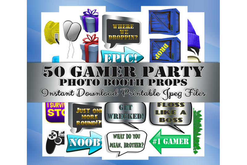 video-game-photo-booth-prop-gamer-party-decoration-birthday-instan