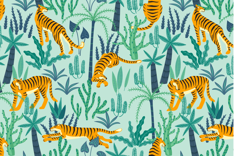 tiger-collection-patterns-amp-clipart