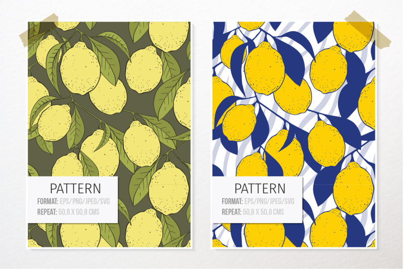 lemons-patterns-collection