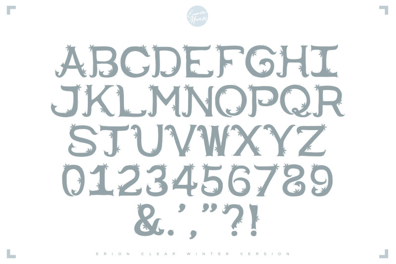 4in1-erion-font-christmas-winter-version