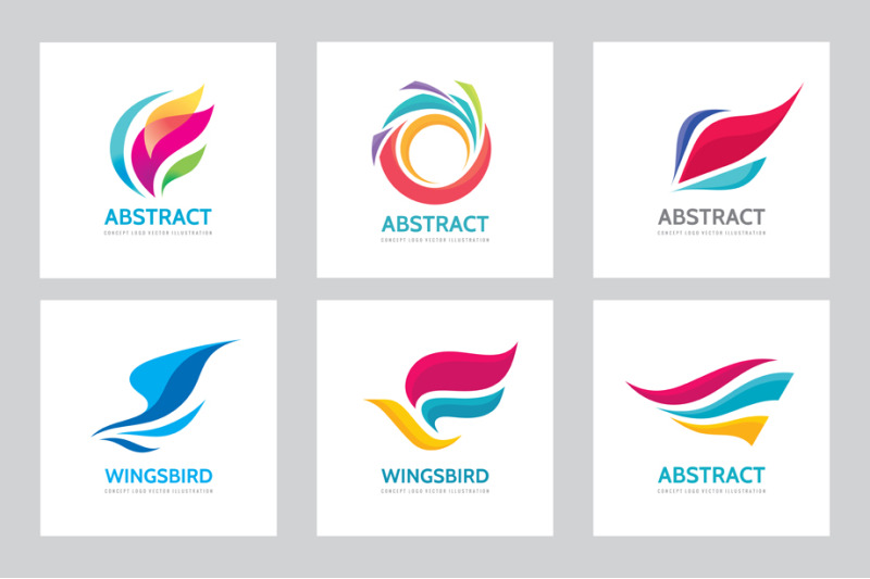 abstract-design-vector-logo-set