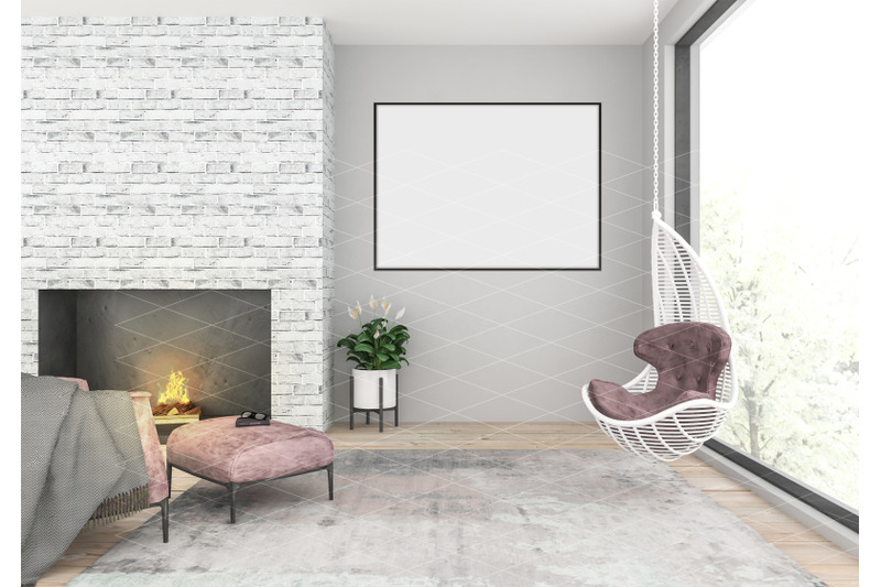 interior-scene-artwork-background-frame-mockup