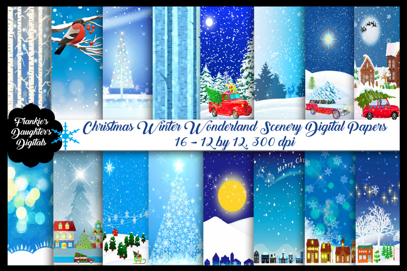 christmas-winter-wonderland-scenery-amp-invitation-template-digital-pape