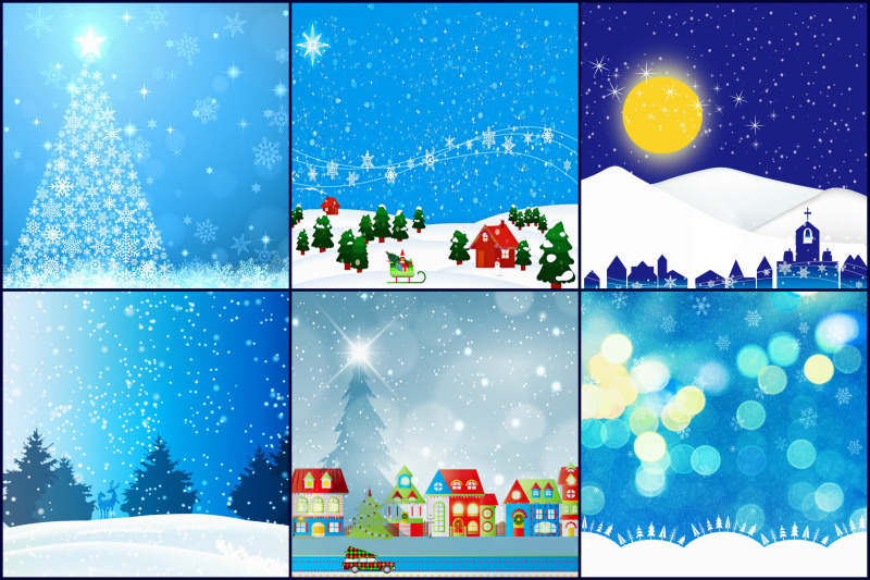 christmas-winter-wonderland-scenery-amp-invitation-template-digital-pape