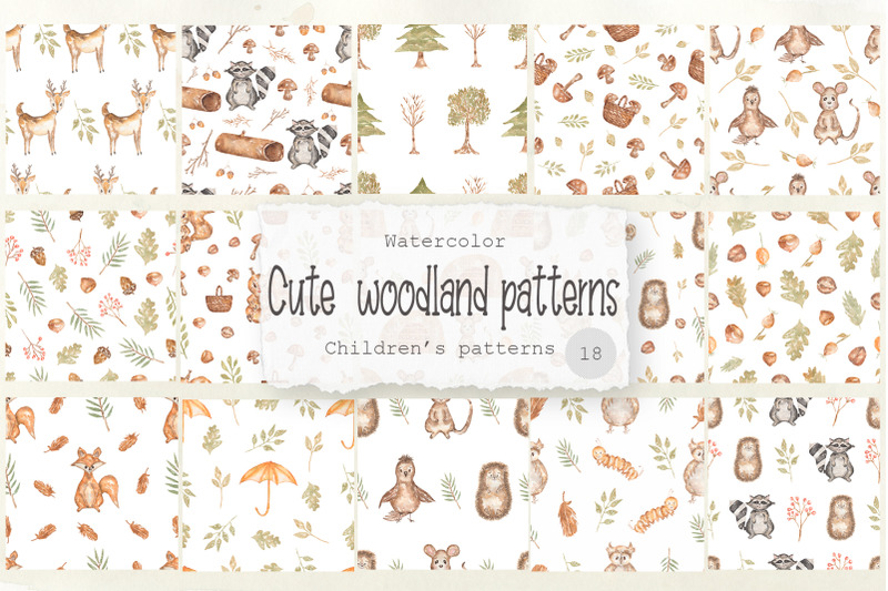 cute-woodland-patterns