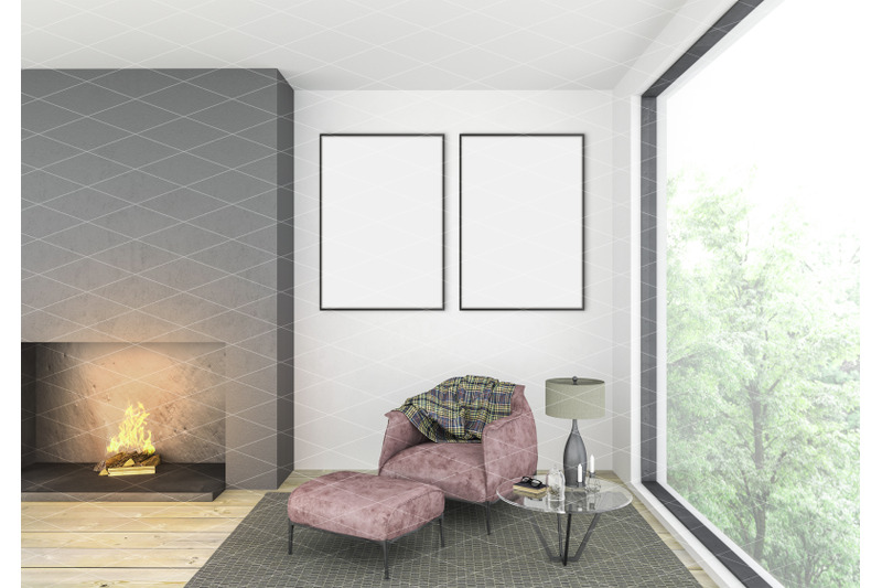 interior-scene-artwork-background-frame-mockup