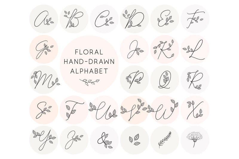 floral-doodle-alphabet