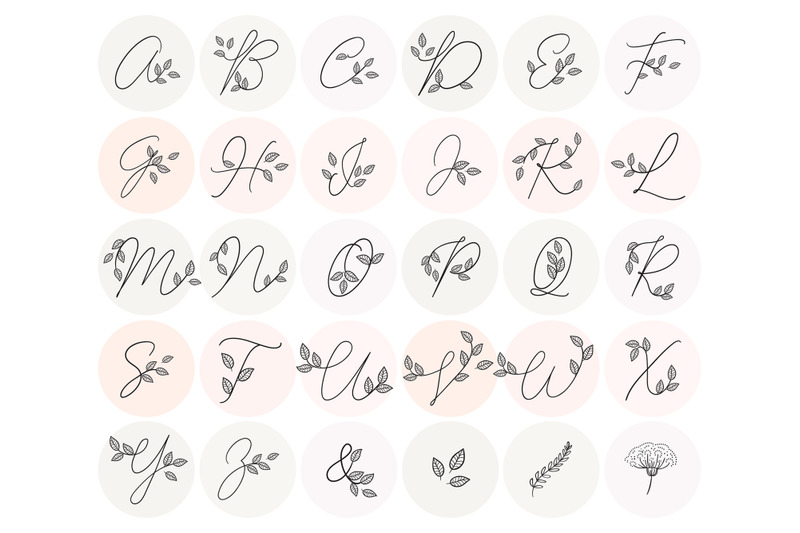 floral-doodle-alphabet