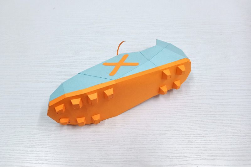 diy-soccer-shoe-3d-papercraft