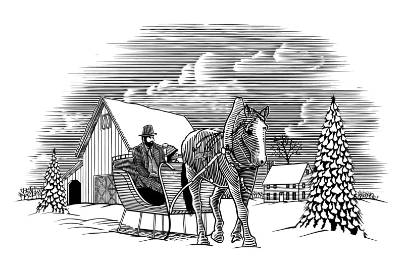 winter-horse-sleigh-scene