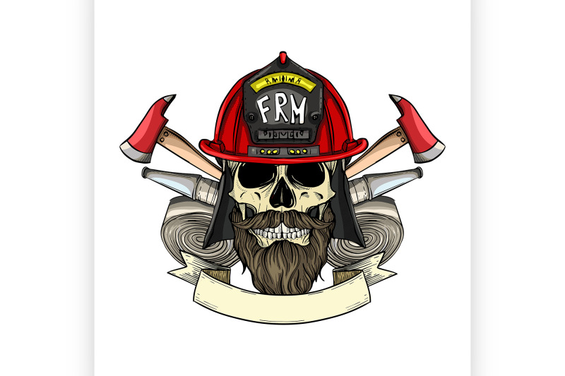 sketch-fireman-skull