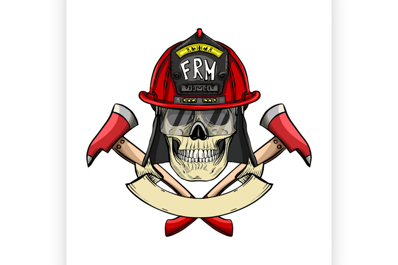 sketch-fireman-skull