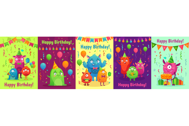 monster-birthday-greeting-card-monsters-with-happy-birthday-gifts-ki