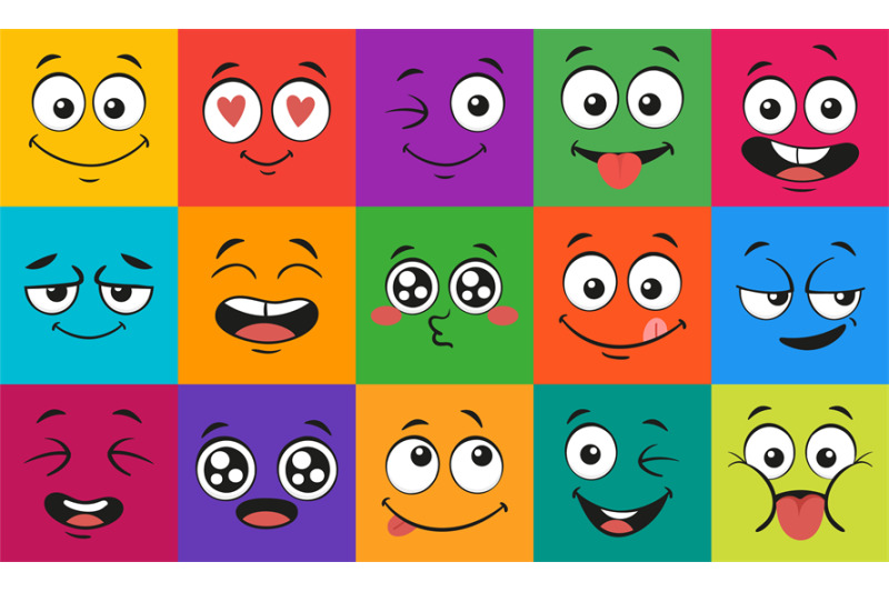 cartoon-face-expressions-happy-surprised-faces-doodle-characters-mou