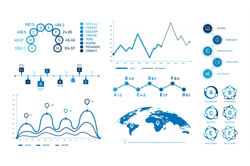 infographics-graph-charts-histogram-data-graphs-bubbles-graphic-time