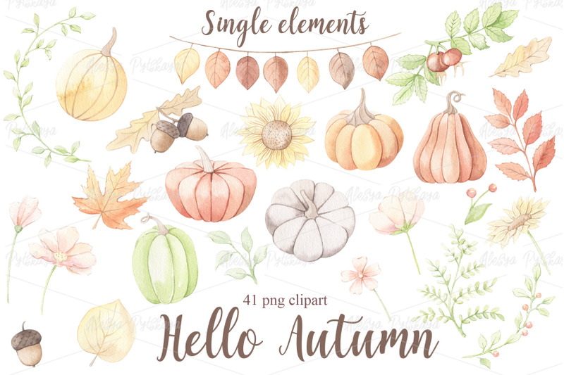 hello-autumn-watercolor-set