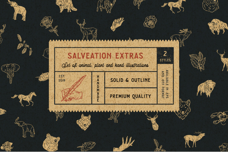 salveation-font-collection