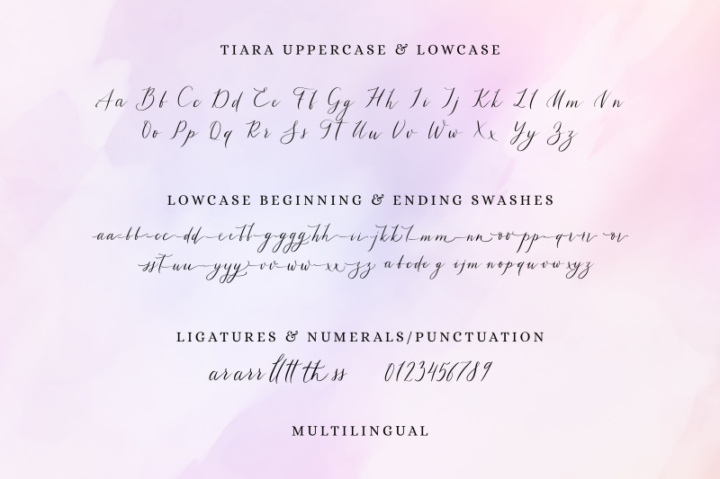 tiara-modern-calligraphy-script