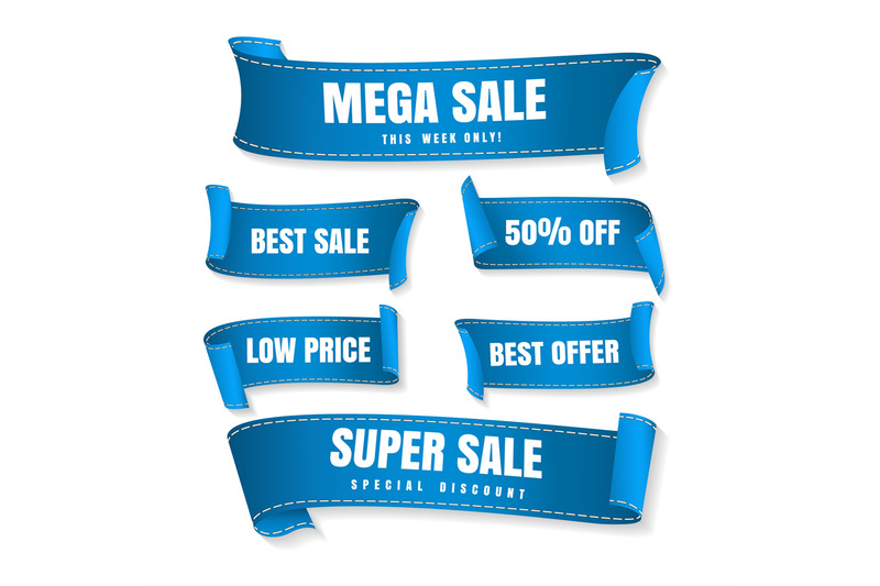 blue-sale-ribbons