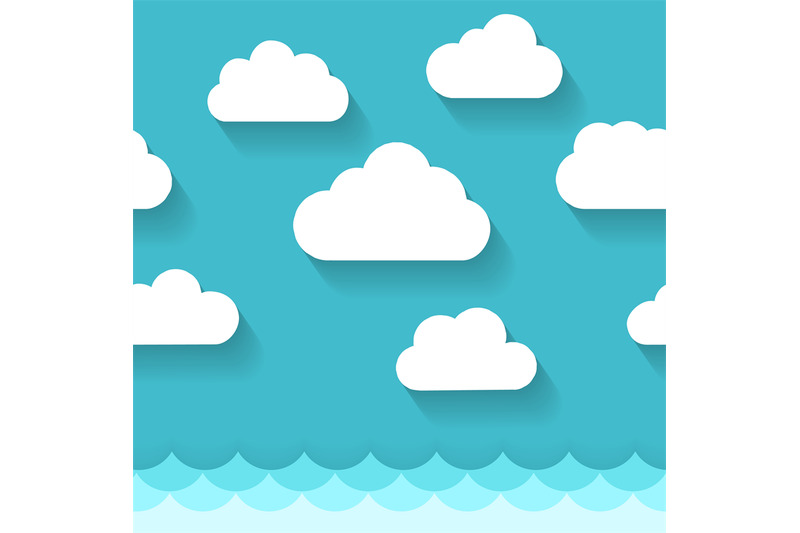 seascape-with-clouds-pattern