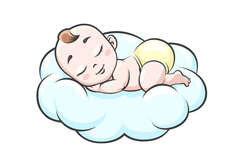 sleeping-baby-on-cloud