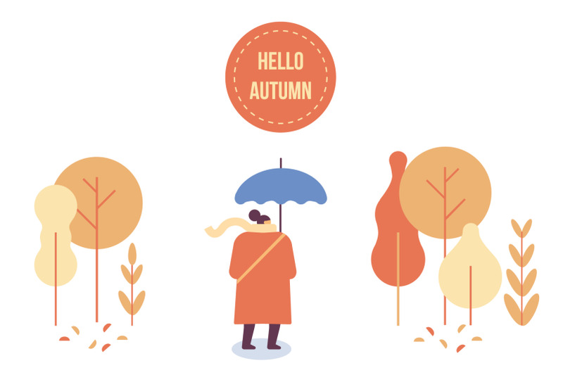 autumn-people-vector-set