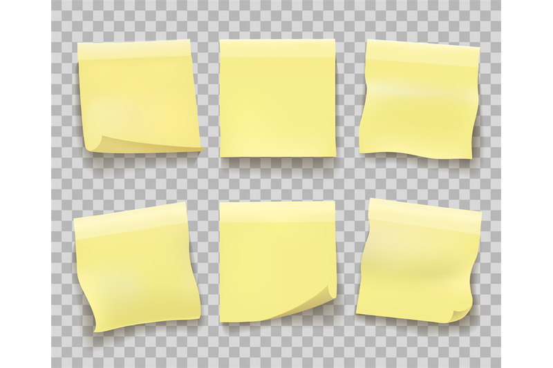 yellow-memo-paper-on-transparent