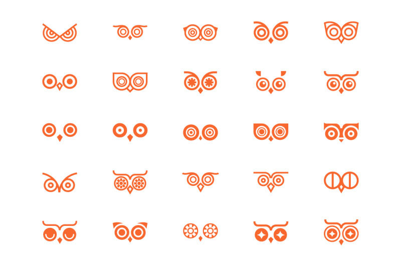 owl-vector-icon-collection