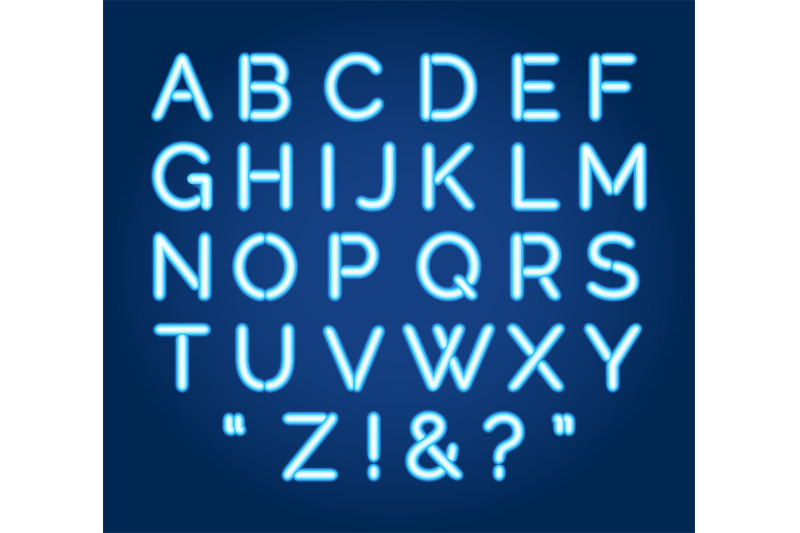 blue-neon-letters