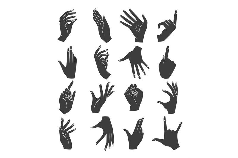 woman-hands-gestures-silhouettes