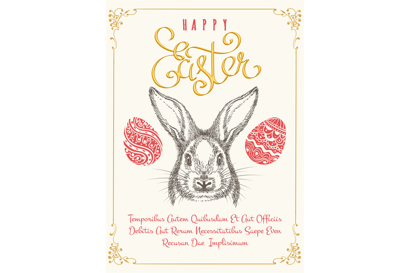 happy-easters-vintage-poster-template