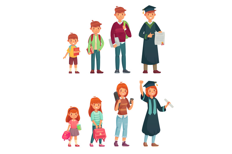 different-ages-students-primary-pupil-junior-high-school-and-college